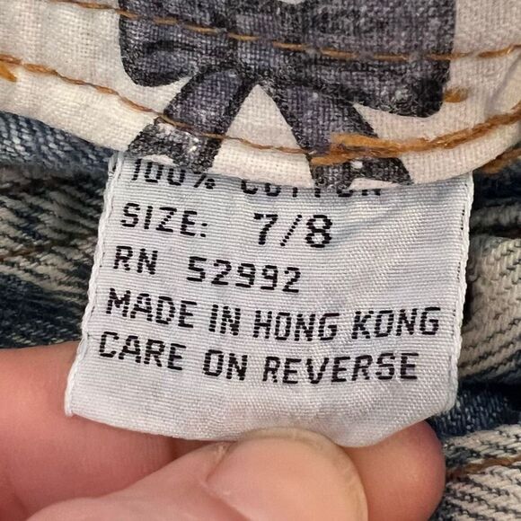 Vintage Jordache Y2K Bow Belt Loop High Waist Stone Wash Jeans Size 7/8 - Picture 10 of 11